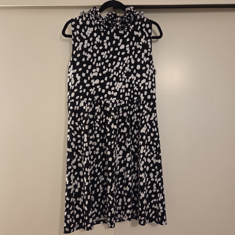 Soma Black and White Mini Dress - Picture 2 of 7